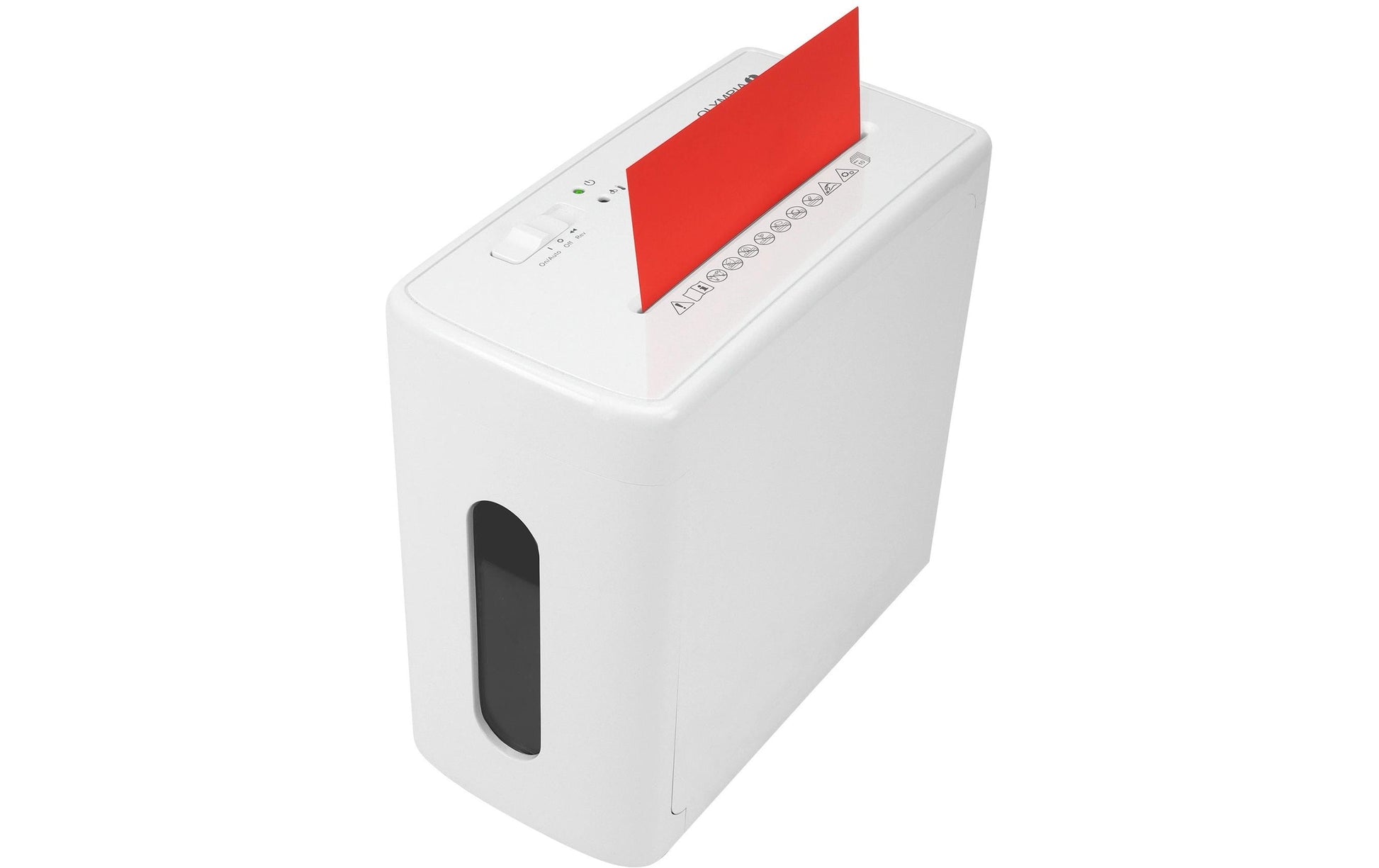 Olympia Aktenvernichter – Partikelschnitt, P-4, 4 × 38 mm, 10 Blatt, 10 l, Kreditkarten