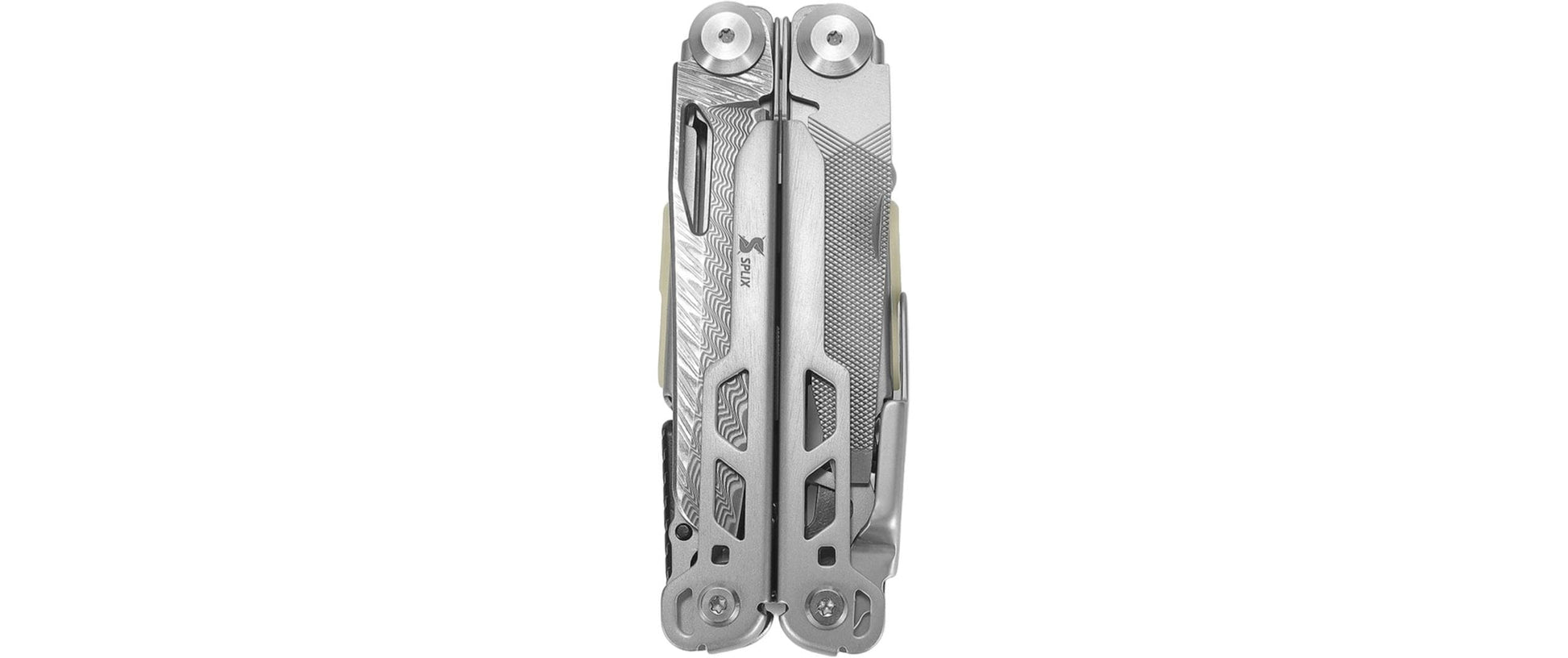 Laserliner DAM14 Multitool – 14-teilig, 75 mm Klingenlänge, Damastklinge