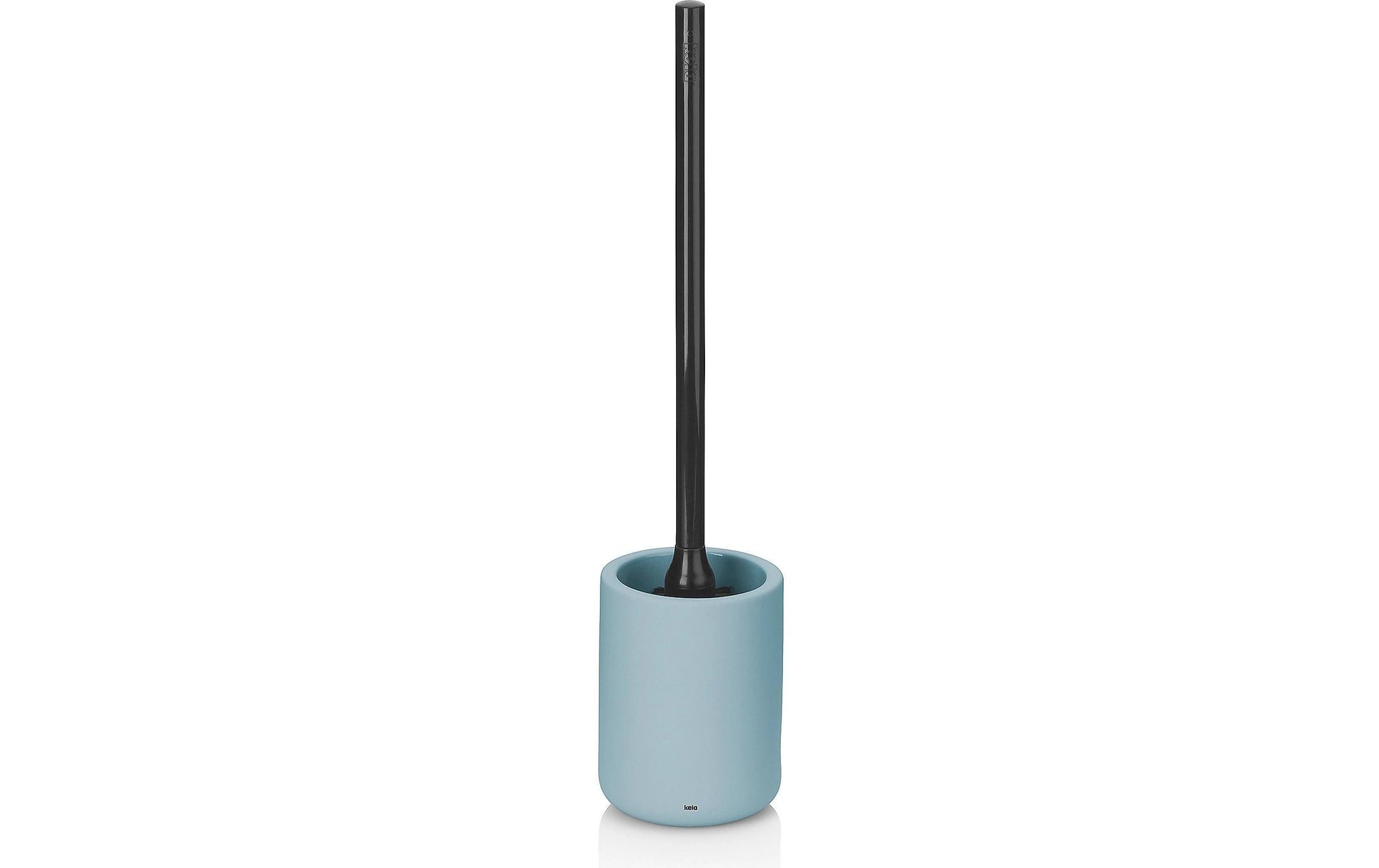 Kela WC-Bürstenset – Keramik, Hellblau, H 45 cm, Ø 10 cm