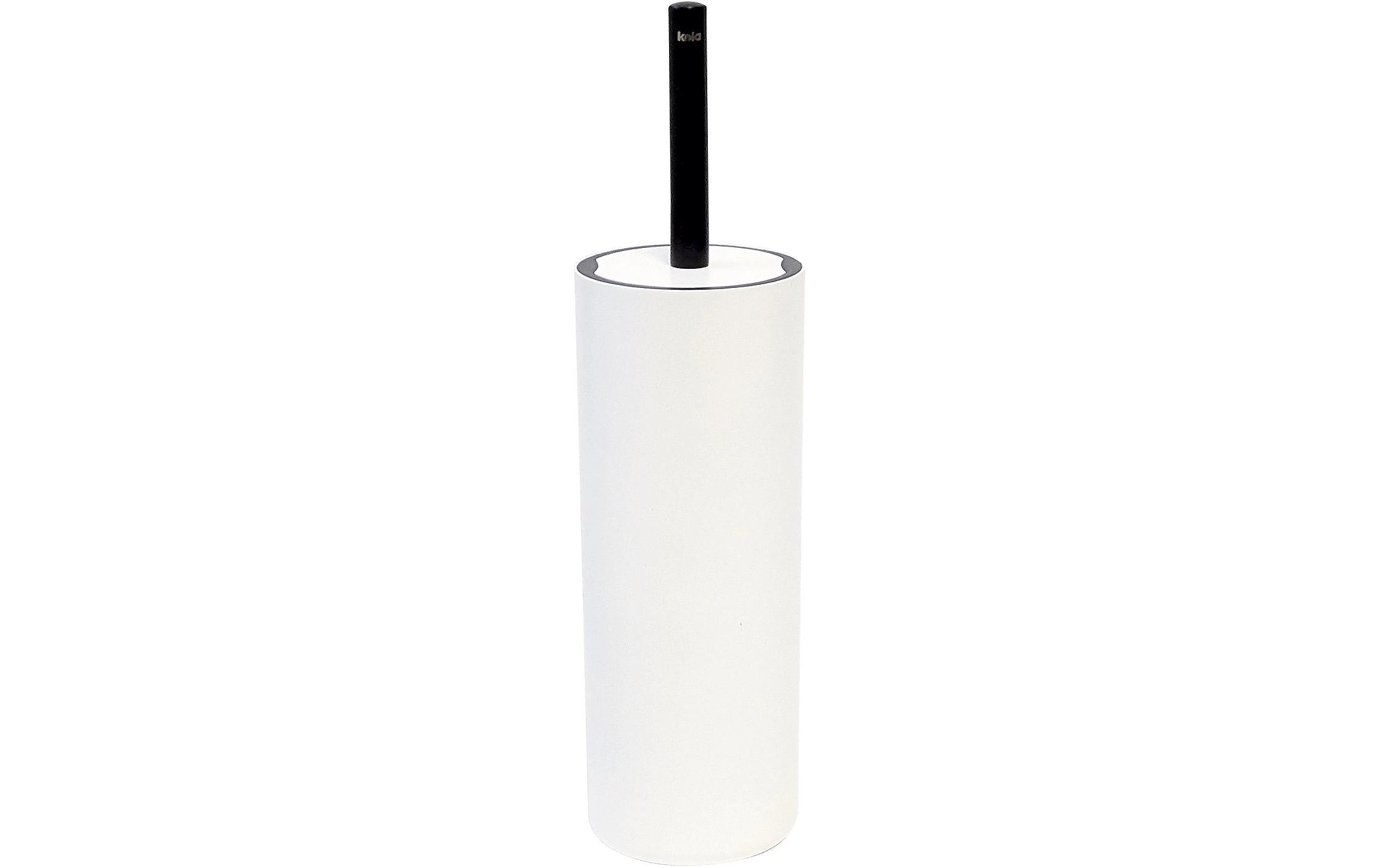 Kela WC-Bürstenset – Kunststoff, Weiss, H 36,5 cm, Ø 9,5 cm