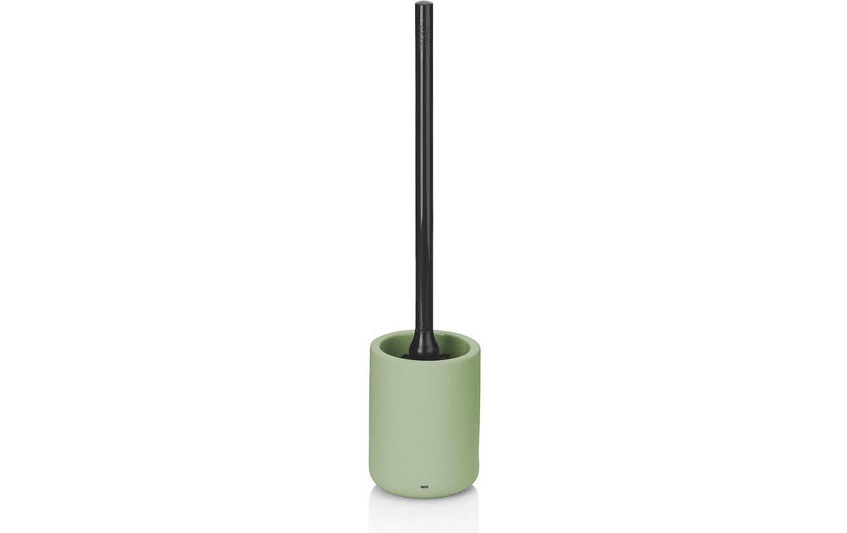 Kela Sana – WC-Bürstenset – Keramik, Grün, H 45 cm, Ø 10 cm