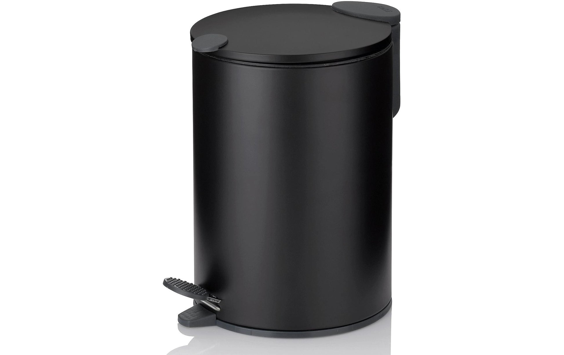 Kela Kosmetikeimer Mats – 3 l – Metall, rund – schwarz