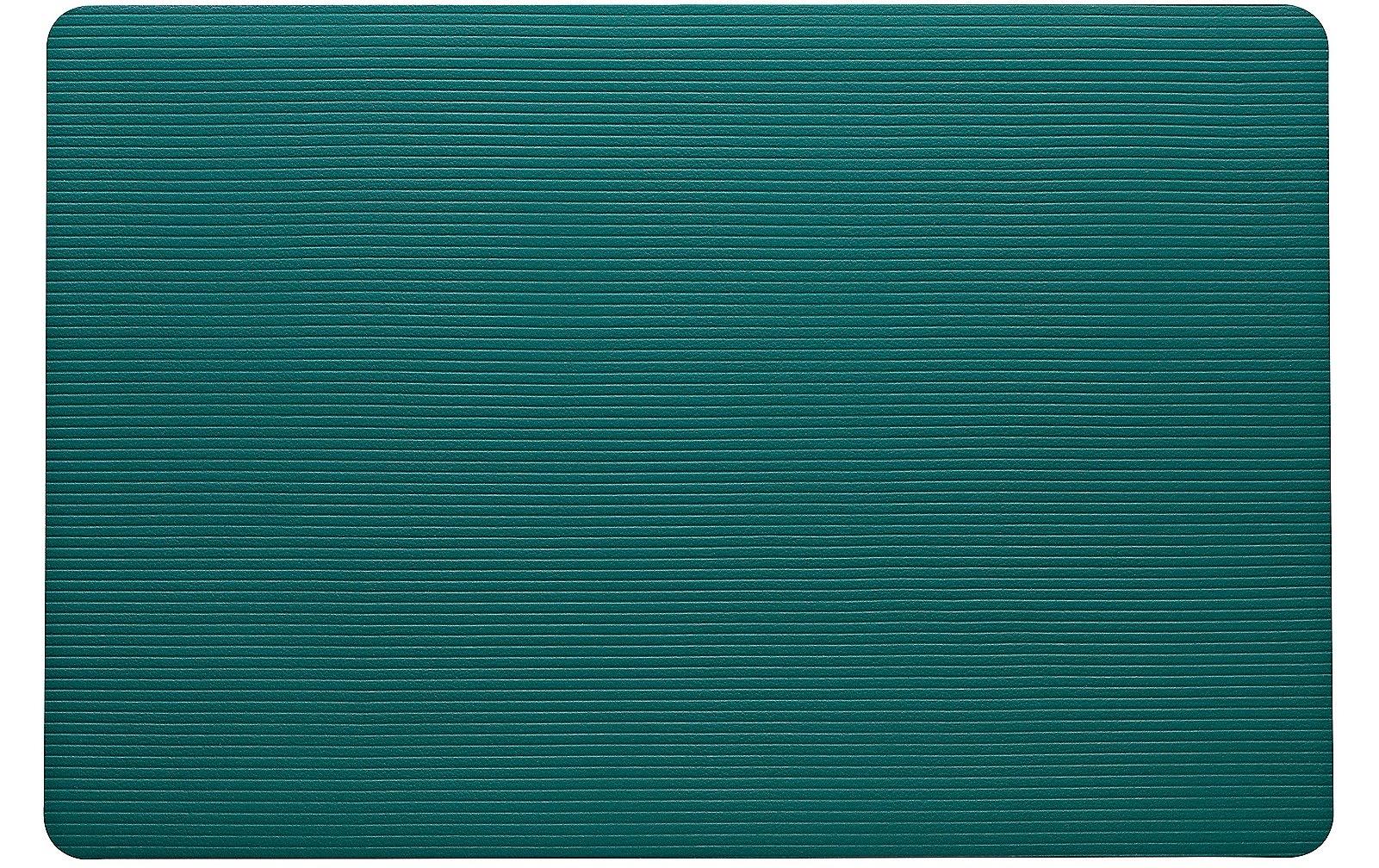 Kela Tischset Siena – Kunstleder (PU), Petrol, 44,5 × 30 cm