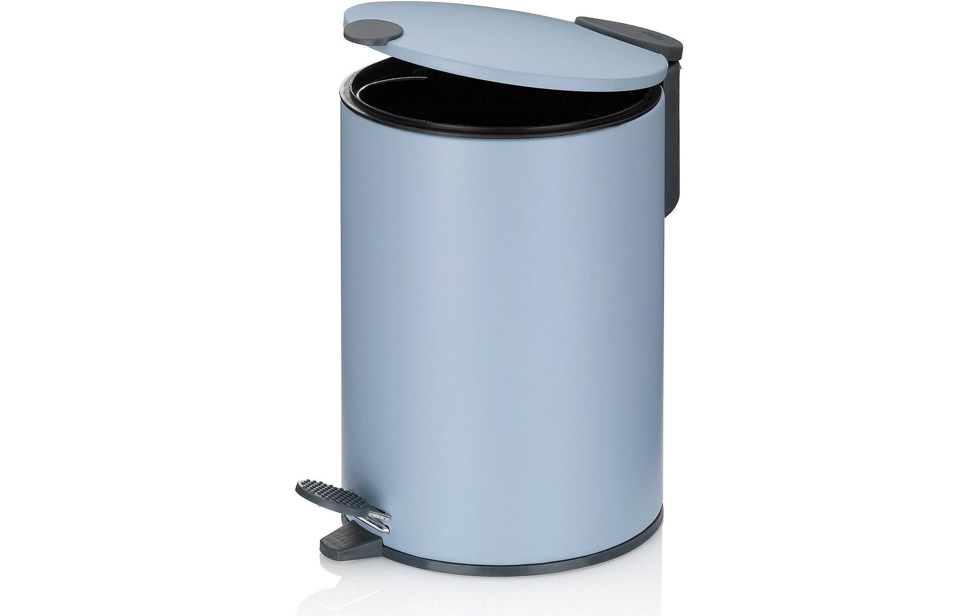 Kela Kosmetikeimer Mats – 3 l – Metall, rund – Blau/Grau