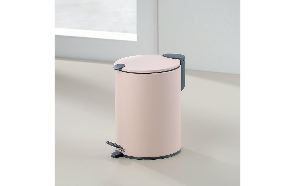 Kela Kosmetikeimer Mats – 3 l – Metall, rund – Rosa