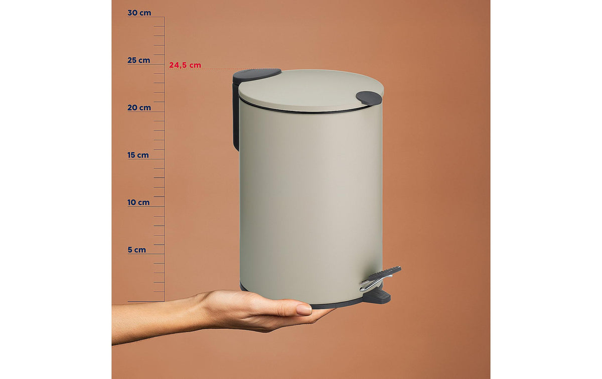 Kela Aufbewahrungsbox Mats – Metall, Ø17×23 cm, 3 l, Sand