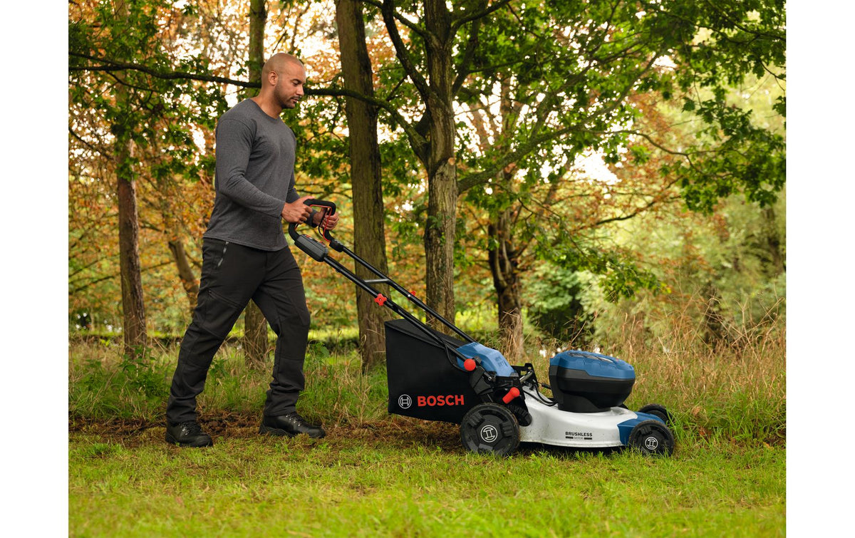 Bosch GRA18V2-46SP Akku-Rasenmäher – 18 V – 46 cm Schnittbreite – 60 l Fangkorb – Solo – POWER FOR ALL