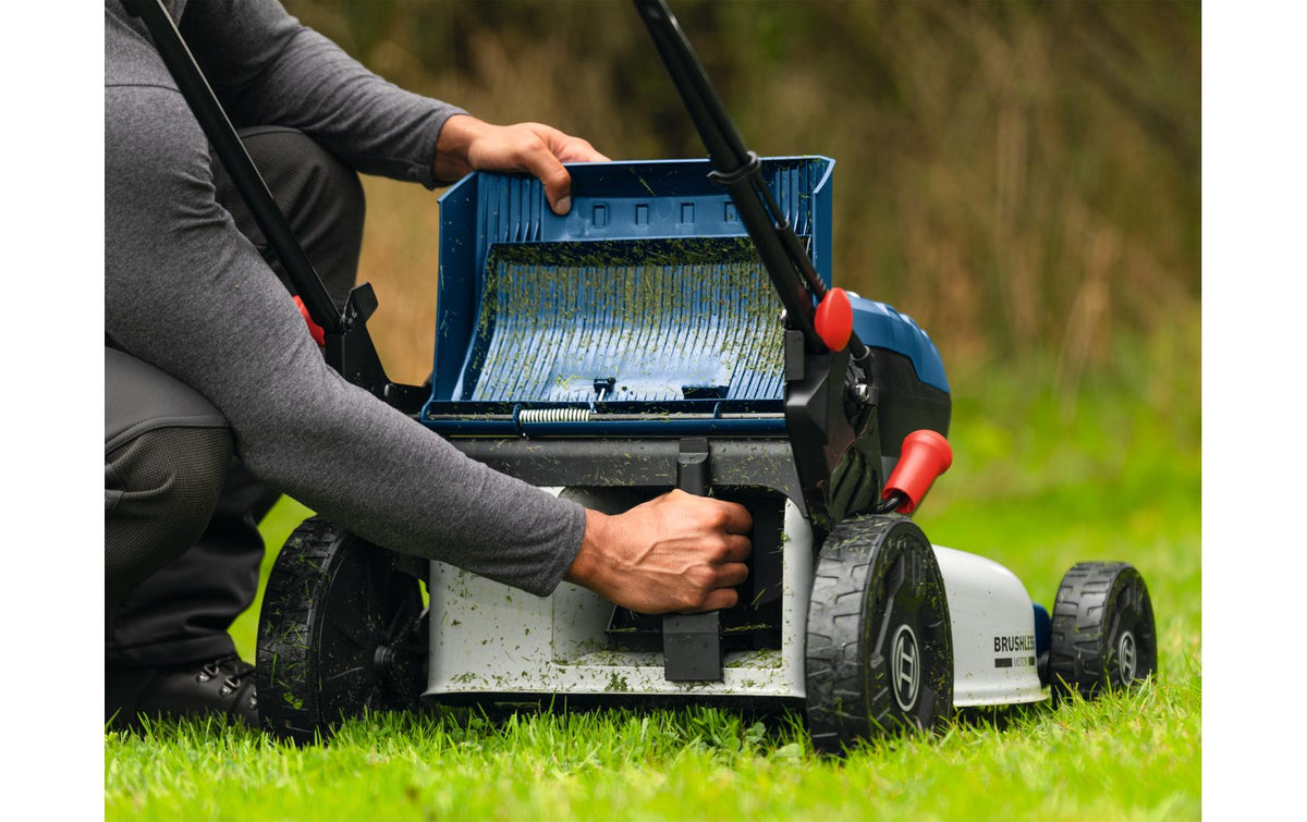 Bosch GRA18V2-46SP Akku-Rasenmäher – 18 V – 46 cm Schnittbreite – 60 l Fangkorb – Solo – POWER FOR ALL