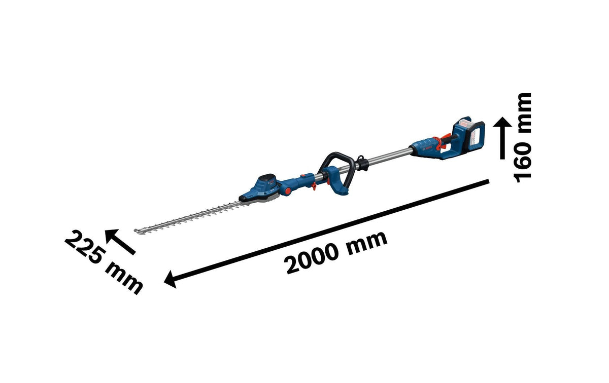 Bosch Professionelle PRO GHE18V-50FP Akku-Stabheckenschere – 18 V – 500 mm – Solo – AMPShare