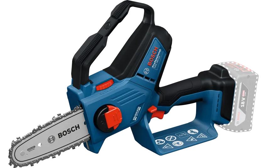Bosch Professionelle GKE 18V-15 Akku-Kettensäge – 18 V – Schwertlänge 150 mm – Solo – AMPShare