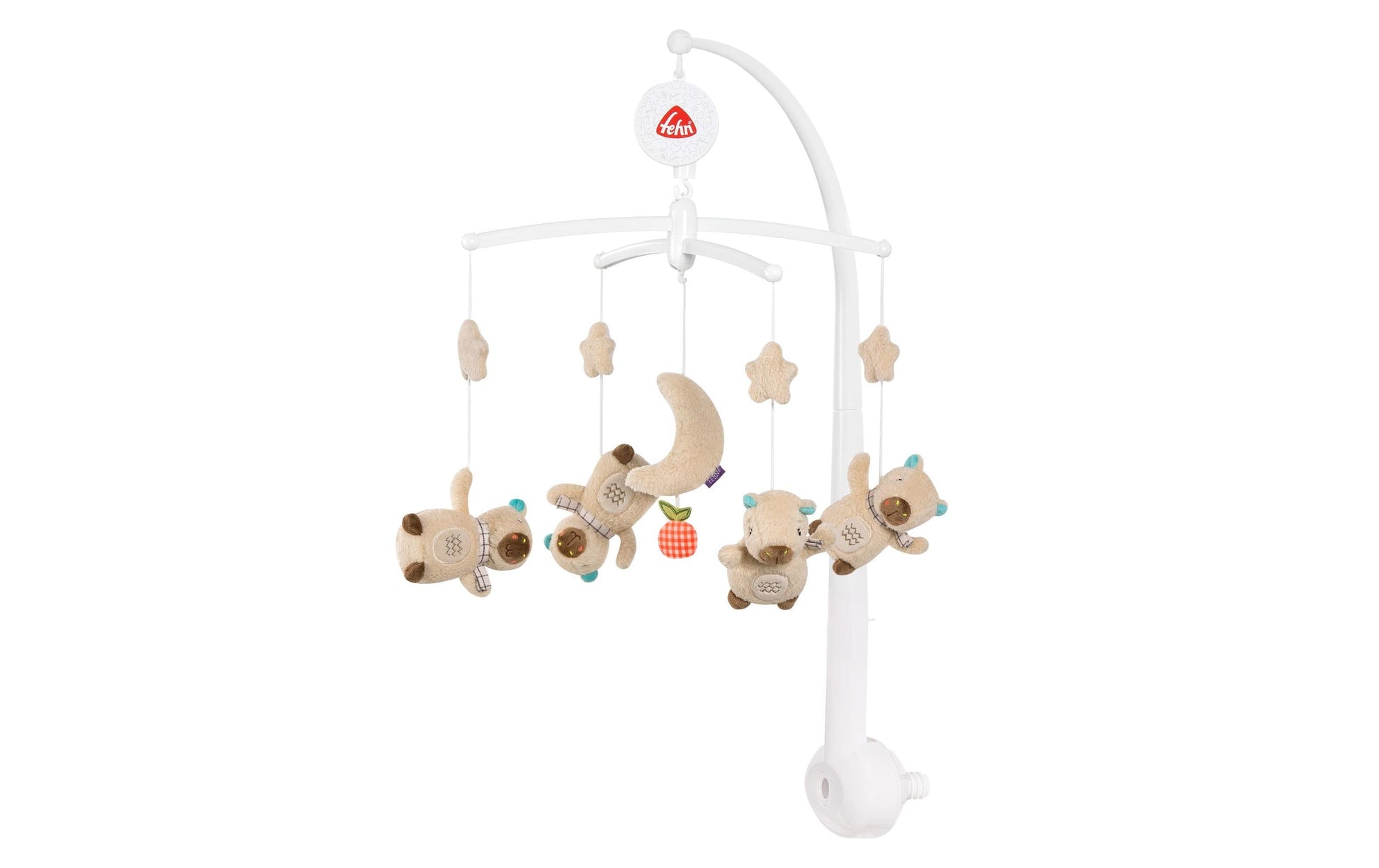 Fehn Musik-Mobile Capybara – mit Musik – 40 × 40 cm – Plüsch/Polyester – mehrfarbig