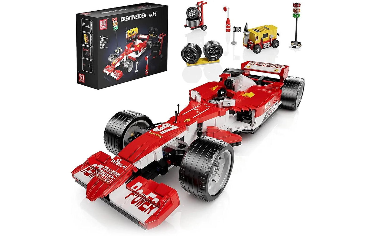 Mould king 3D Puzzle Rennwagen F1A – 1603 Teile – ABS Kunststoff – 16,8×8,8×37,4 cm – ab 14 Jahren