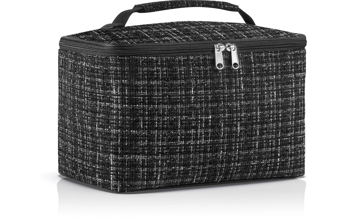 Reisenthel Kosmetiktasche – Wasserabweisend – 4 l – Bouclé Schwarz – Recyceltes Polyester