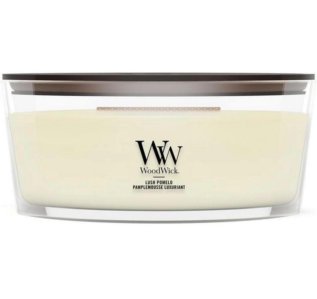 WoodWick Duftkerze – Lush Pomelo – Ø 12 × 9 cm