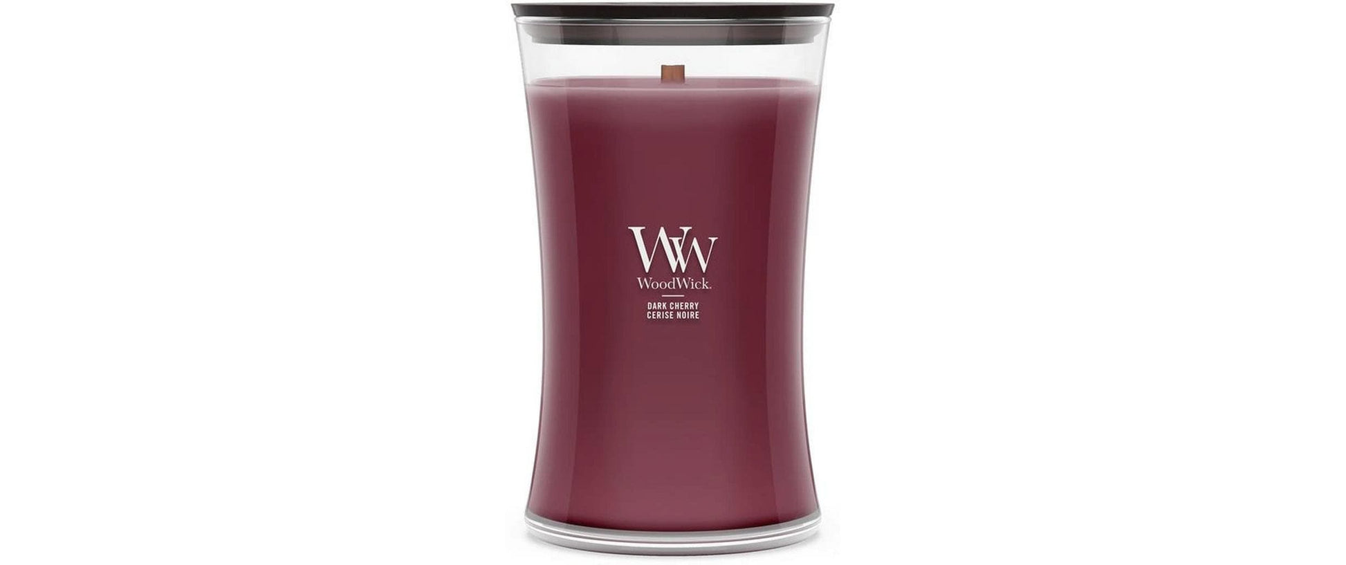 WoodWick Duftkerze – Dark Cherry – Ø 10,2 × 17,8 cm