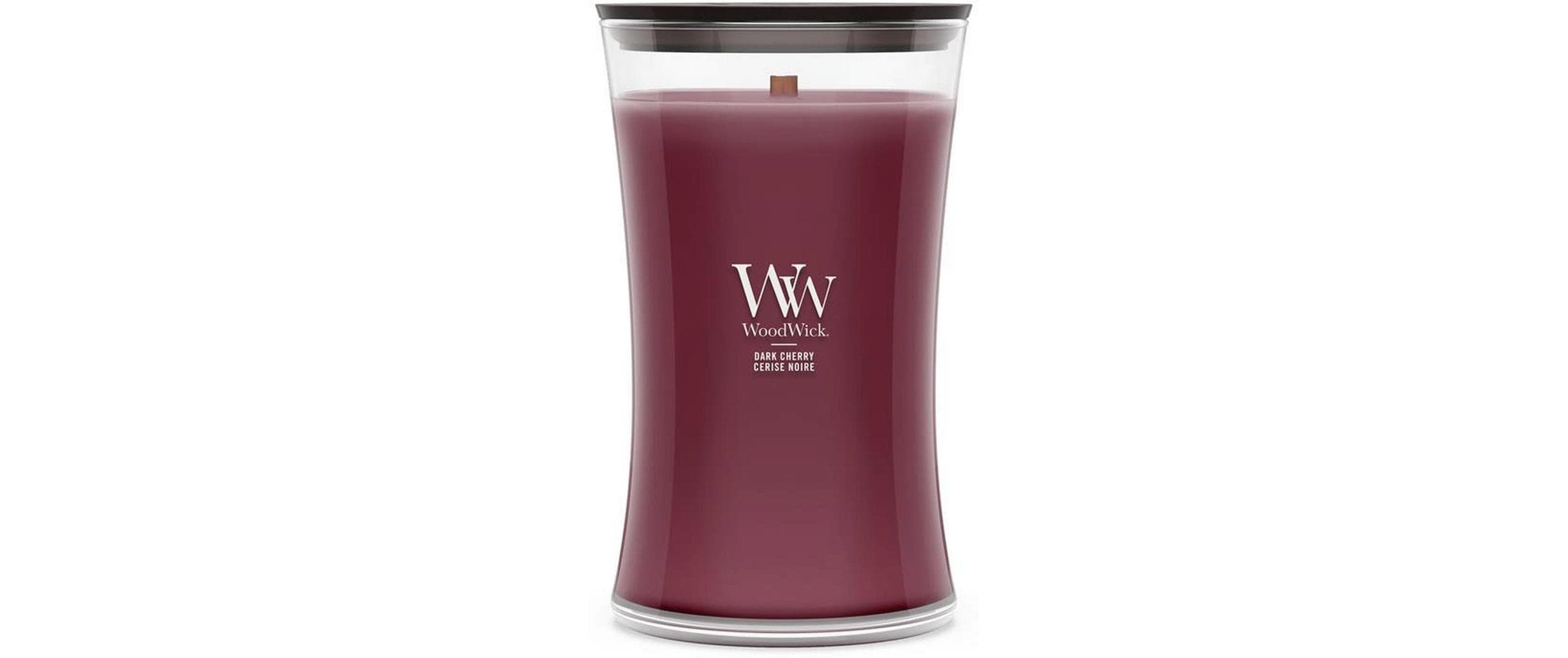 WoodWick Duftkerze – Dark Cherry – Ø 10,2 × 17,8 cm