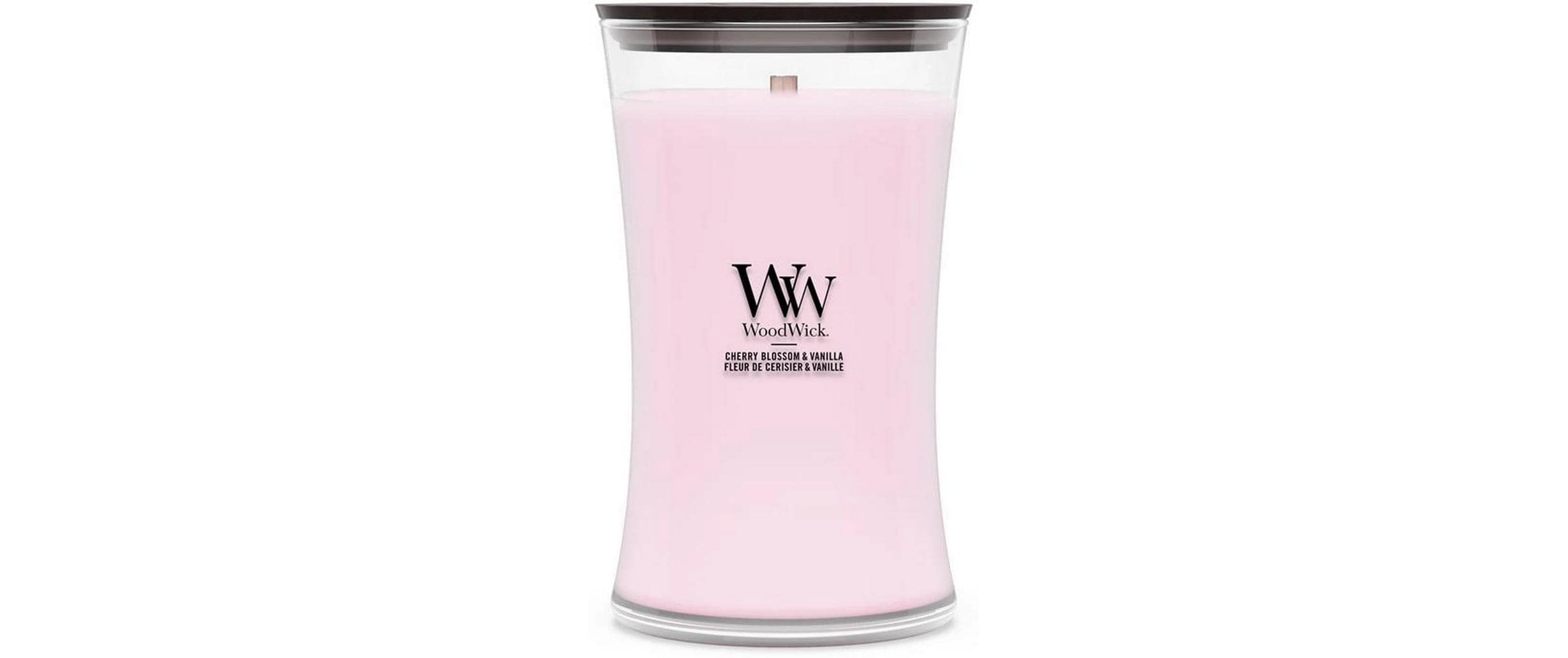 WoodWick Duftkerze – Kirschblüte & Vanille – Ø 10,2 × 17,8 cm