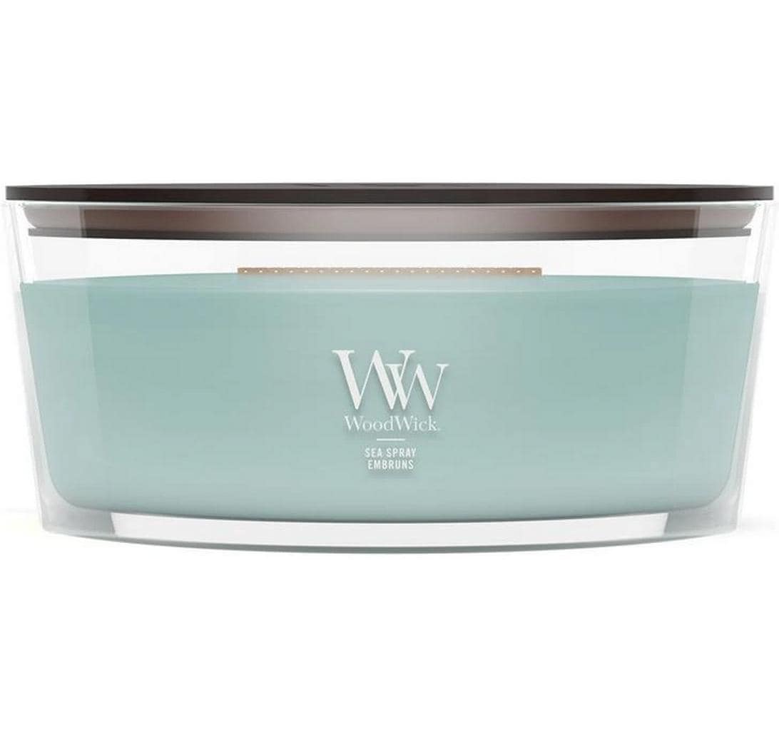 WoodWick Duftkerze – Sea Spray – Ø 12 × 9 cm