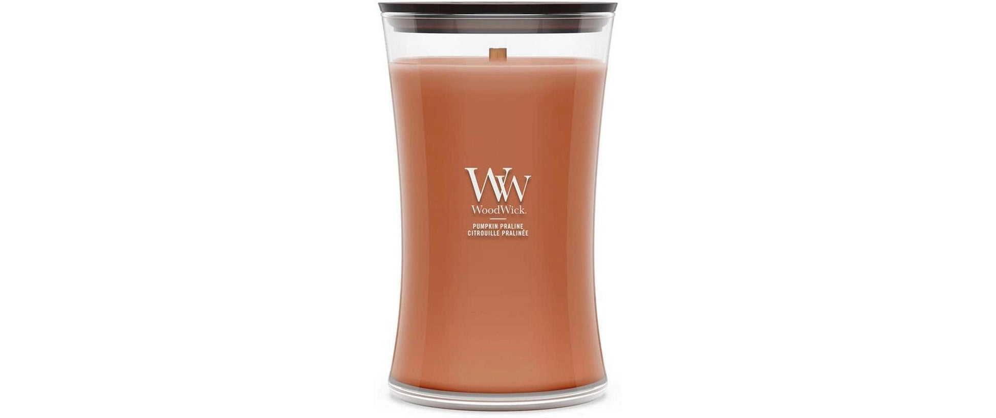 WoodWick Duftkerze – Pumpkin Praline – Ø 10,2 × 17,8 cm