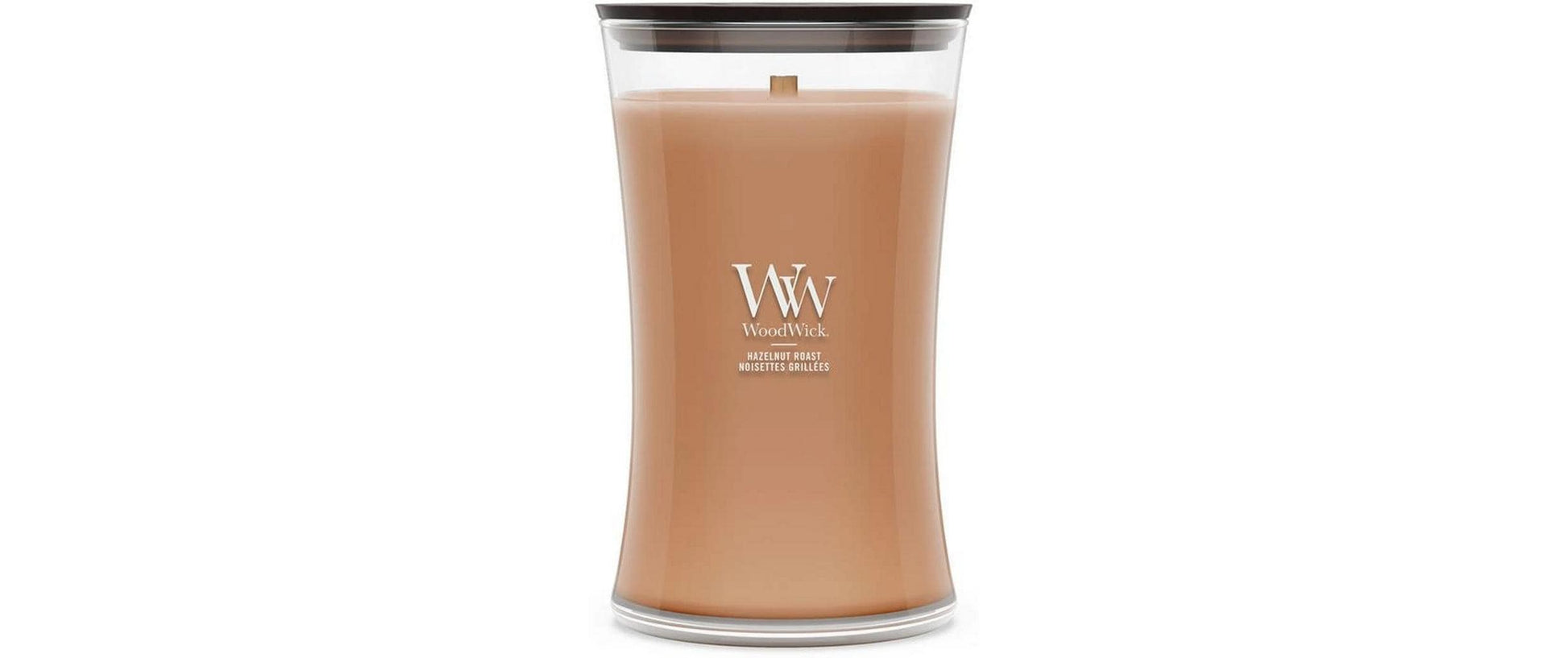 WoodWick Duftkerze – Hazelnut Roast – Ø 10,2 × 17,8 cm