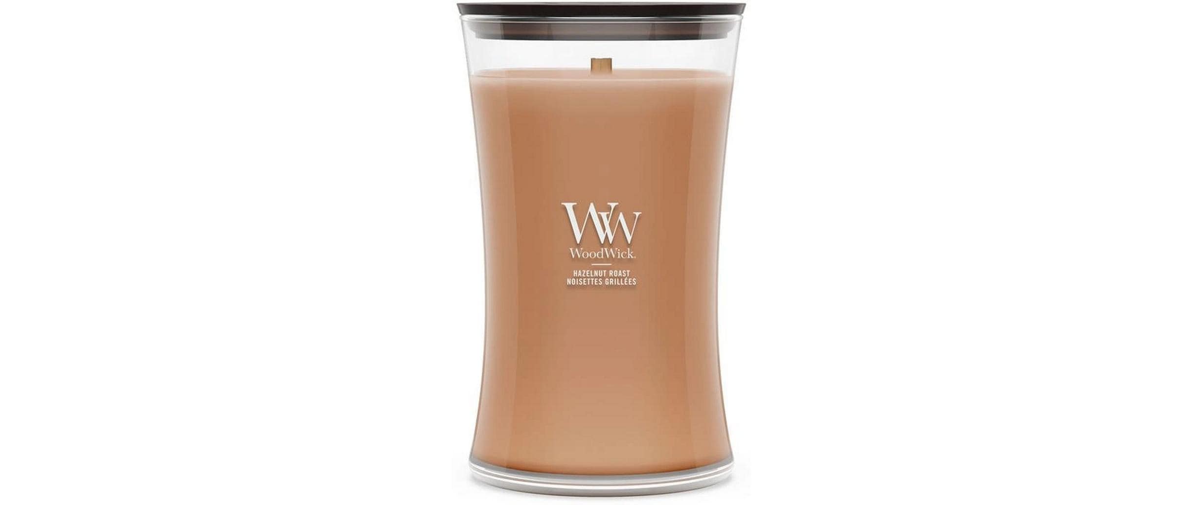 WoodWick Duftkerze – Hazelnut Roast – Ø 10,2 × 17,8 cm