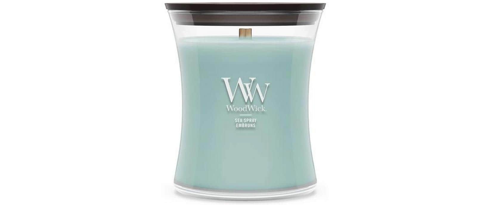 WoodWick Duftkerze – Sea Spray – Ø 10 × 11 cm
