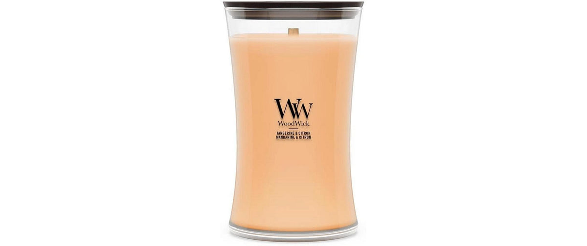 WoodWick Duftkerze – Tangerine & Citron – Ø 10,2 × 17,8 cm