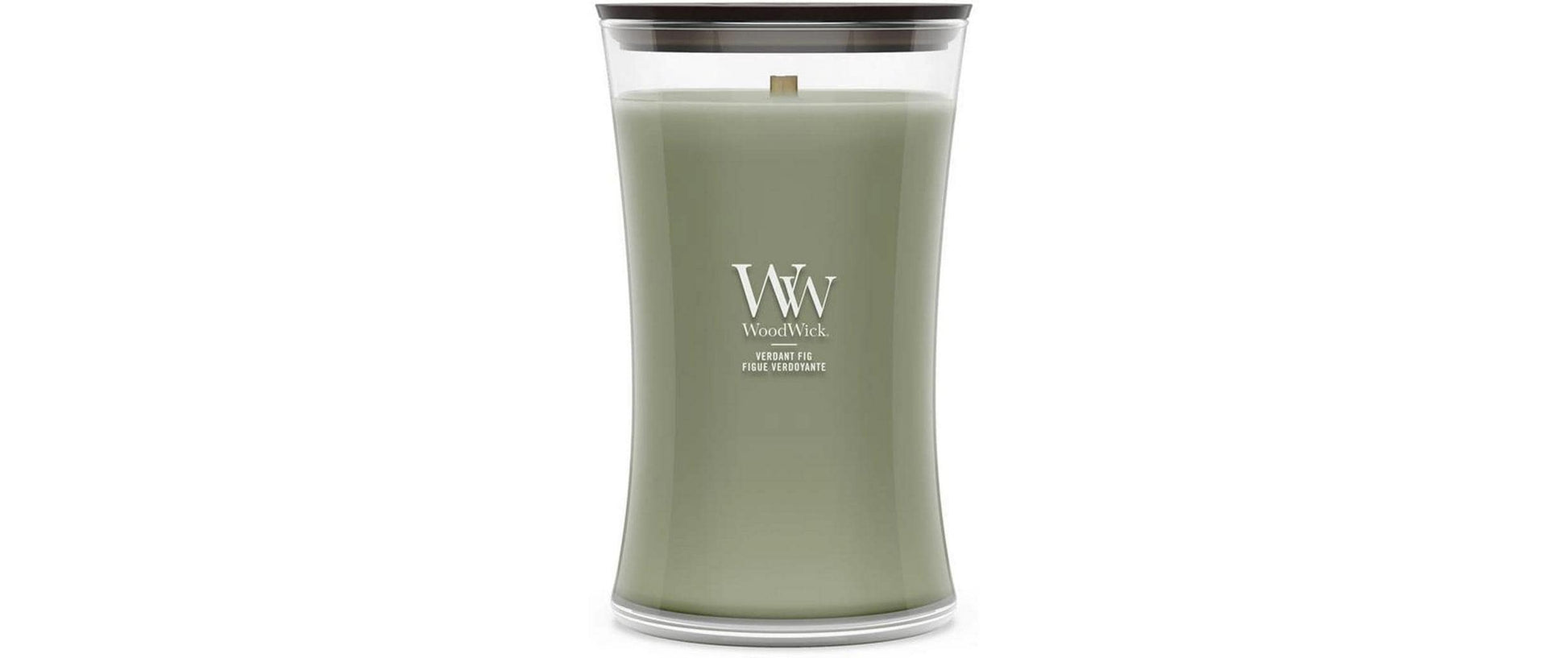 WoodWick Duftkerze – Verdant Fig – Ø 10,2 × 17,8 cm