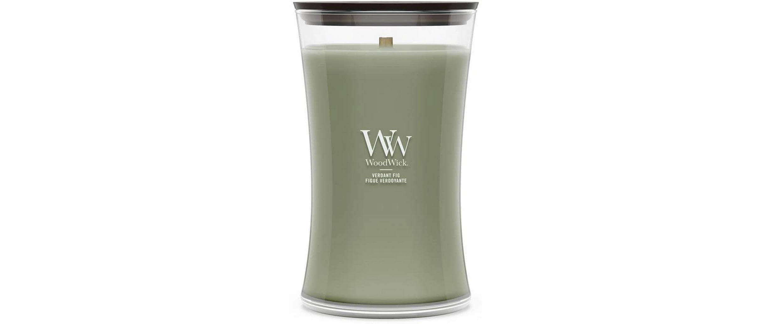 WoodWick Duftkerze – Verdant Fig – Ø 10,2 × 17,8 cm