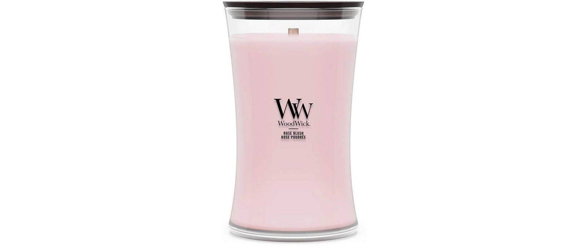 WoodWick Duftkerze – Rose – Ø 10,2 × 17,8 cm