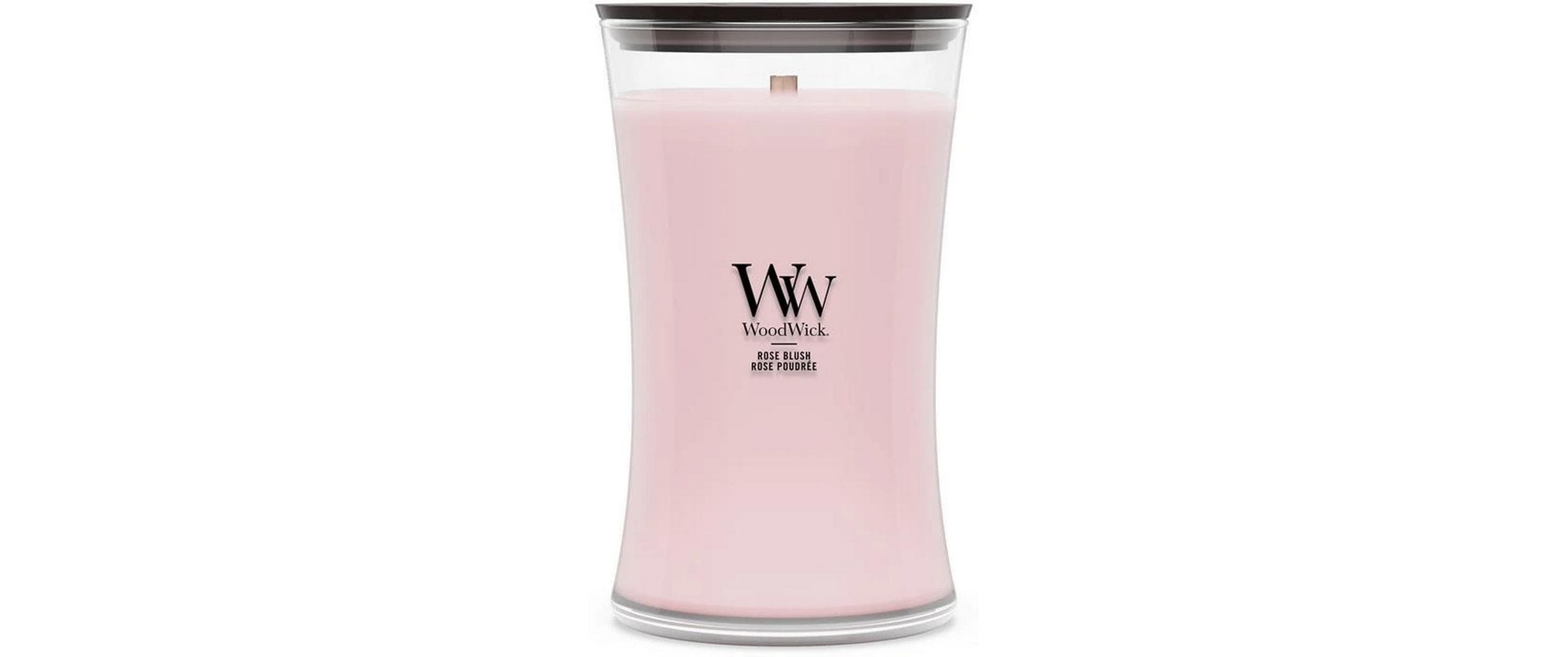 WoodWick Duftkerze – Rose – Ø 10,2 × 17,8 cm