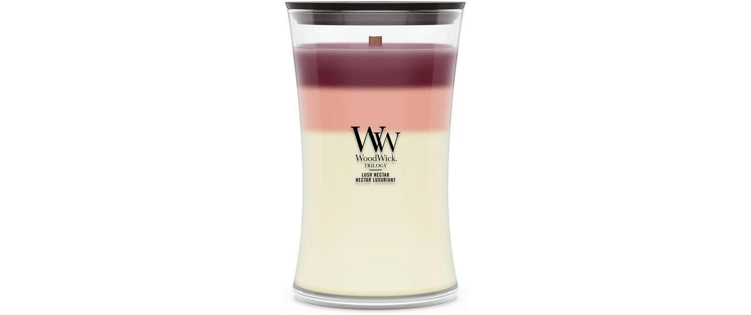 WoodWick Duftkerze – Kirsche & Zitrus – Ø 10 × 18 cm