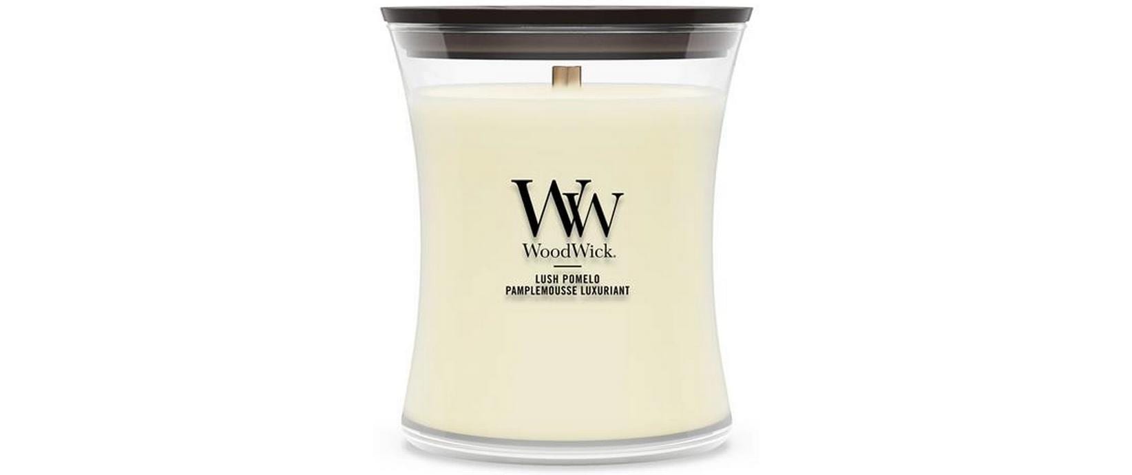 WoodWick Duftkerze – Lush Pomelo – Ø 10 × 11 cm