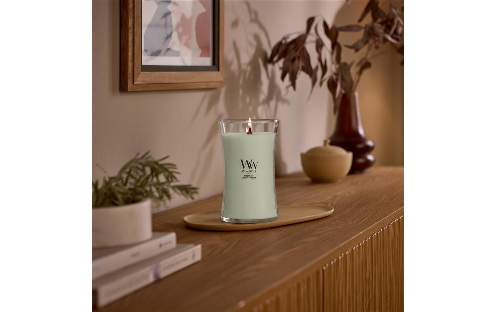 WoodWick Duftkerze – Matcha Zest – Ø 10,2 × 17,8 cm