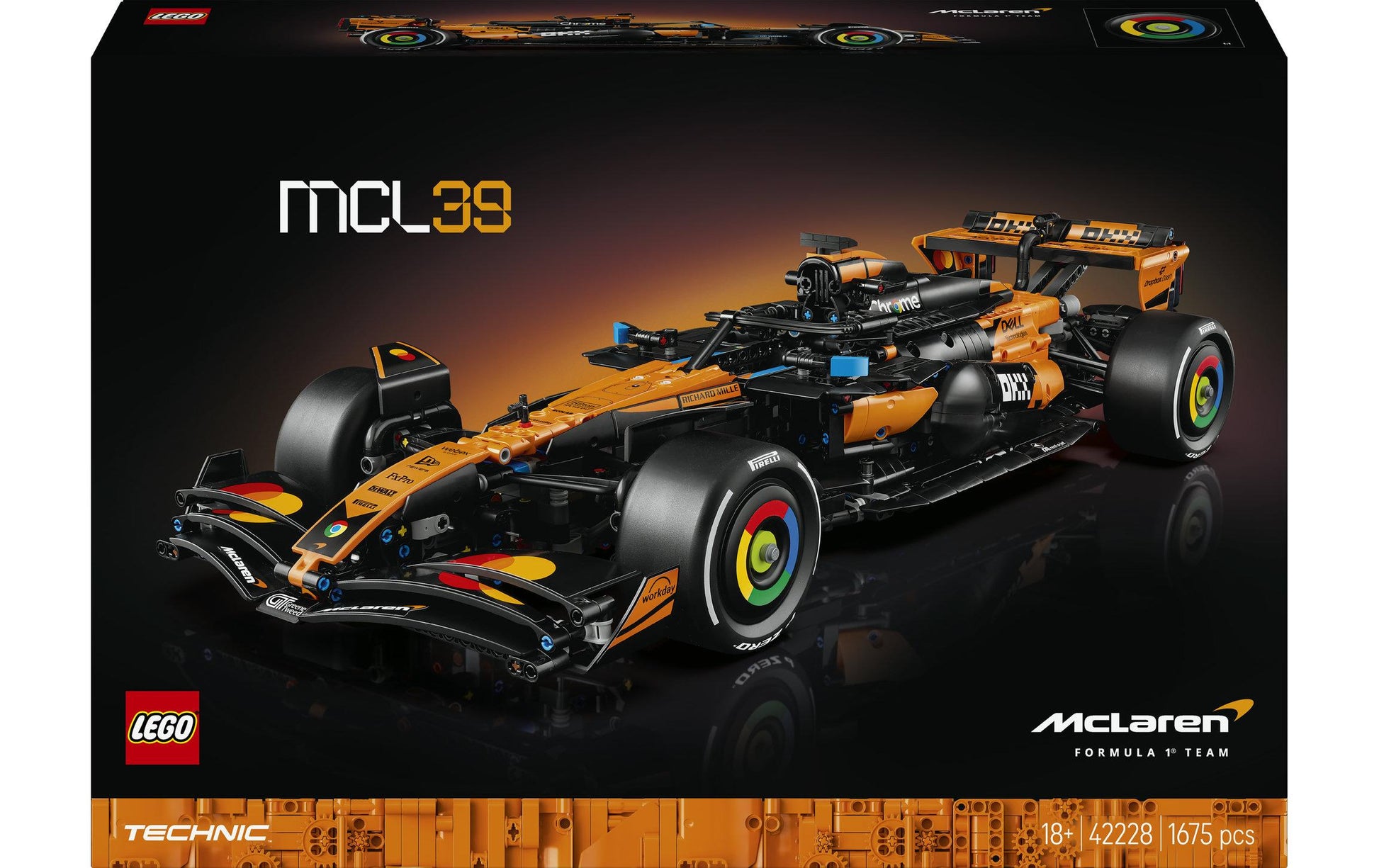 LEGO Technic 42228 Set – 1675 Teile – ab 18 Jahren – 37,8 × 10,3 × 55,5 cm