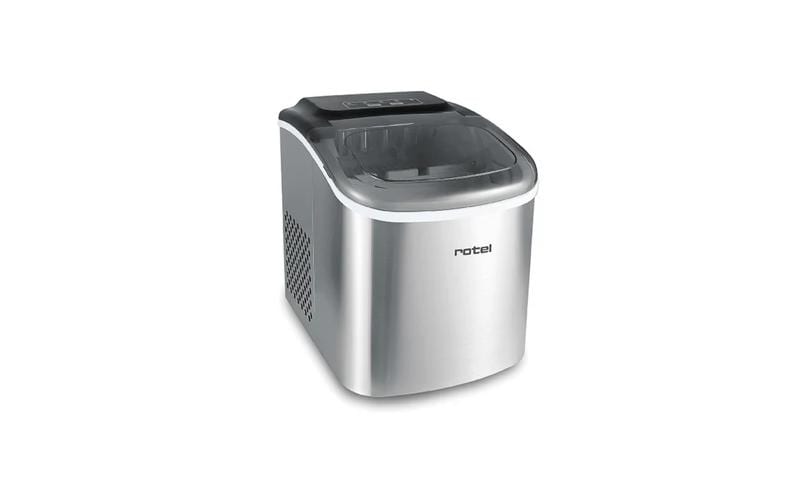 Rotel Eiswürfelmaschine U9903CH2 – 12 kg/24 h, 1,3 l – silber/edelstahl