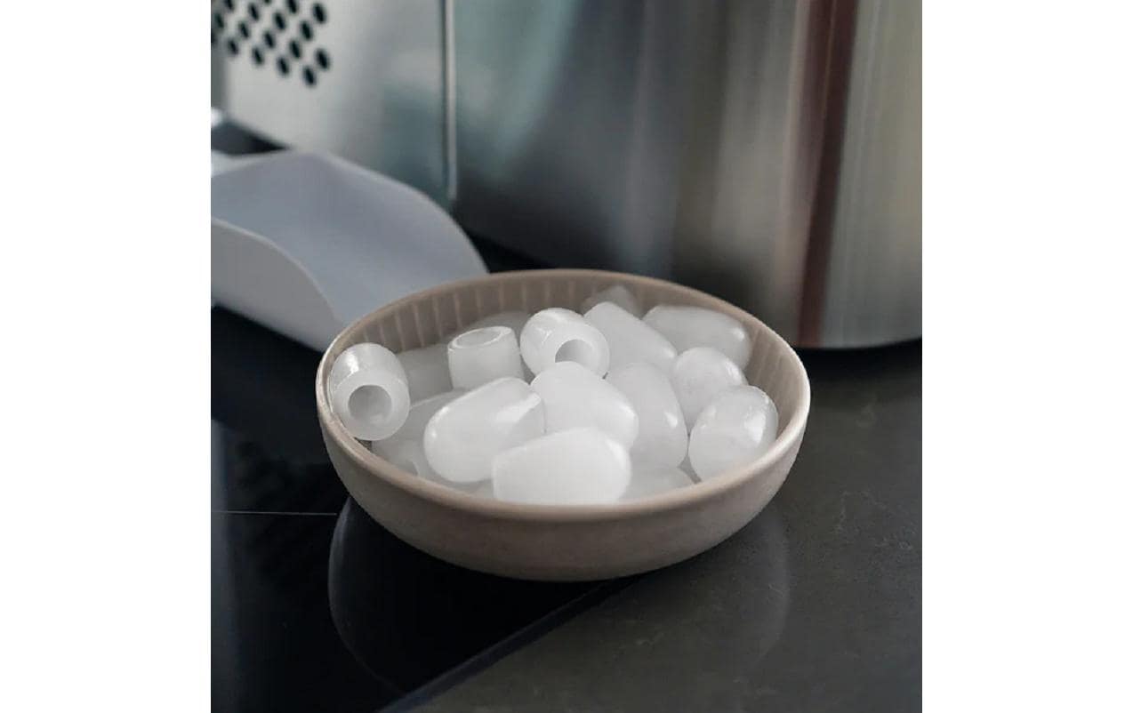 Rotel Eiswürfelmaschine U9903CH2 – 12 kg/24 h, 1,3 l – silber/edelstahl