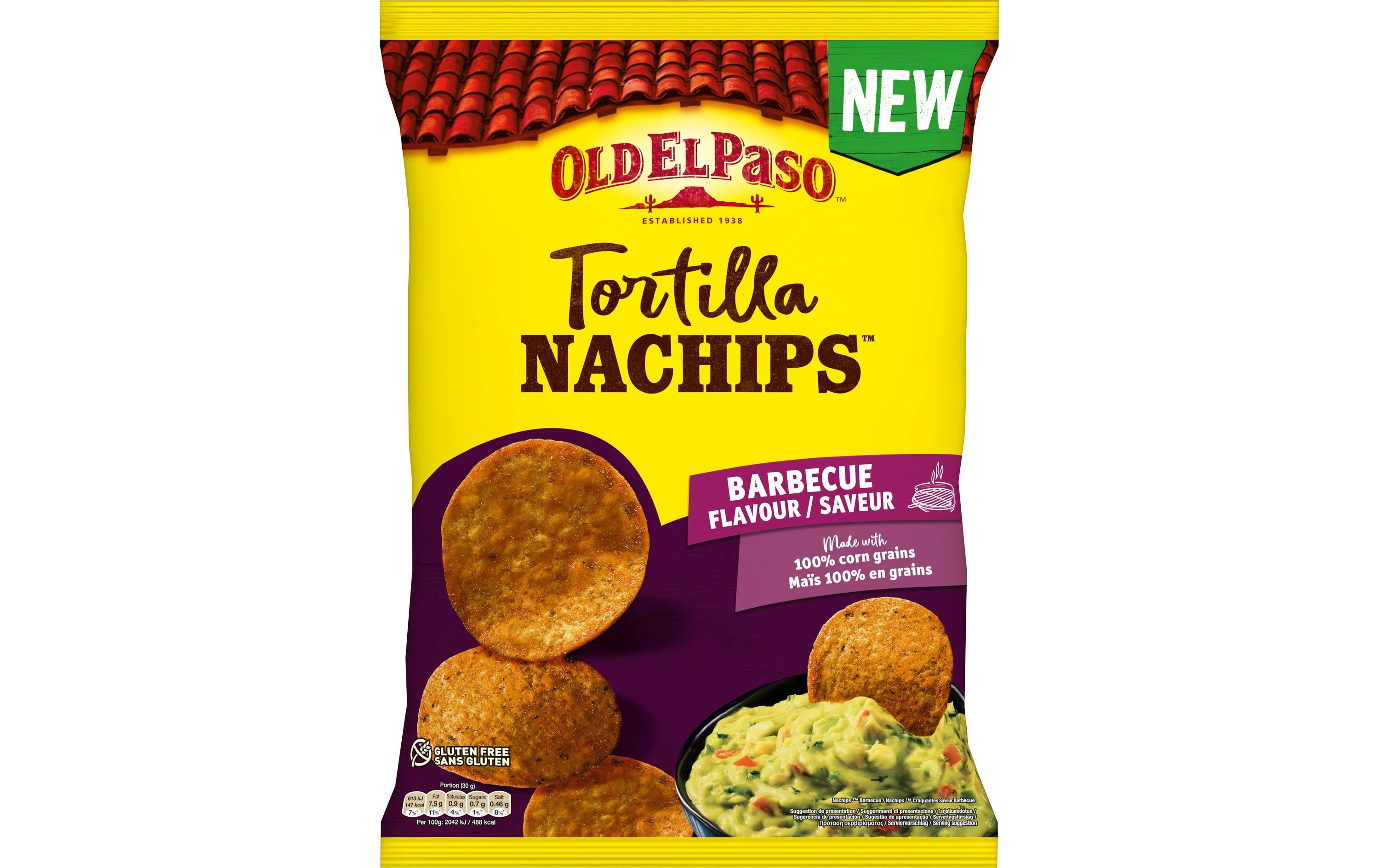 Old El Paso Chips – Barbecue, vegan – 170 g