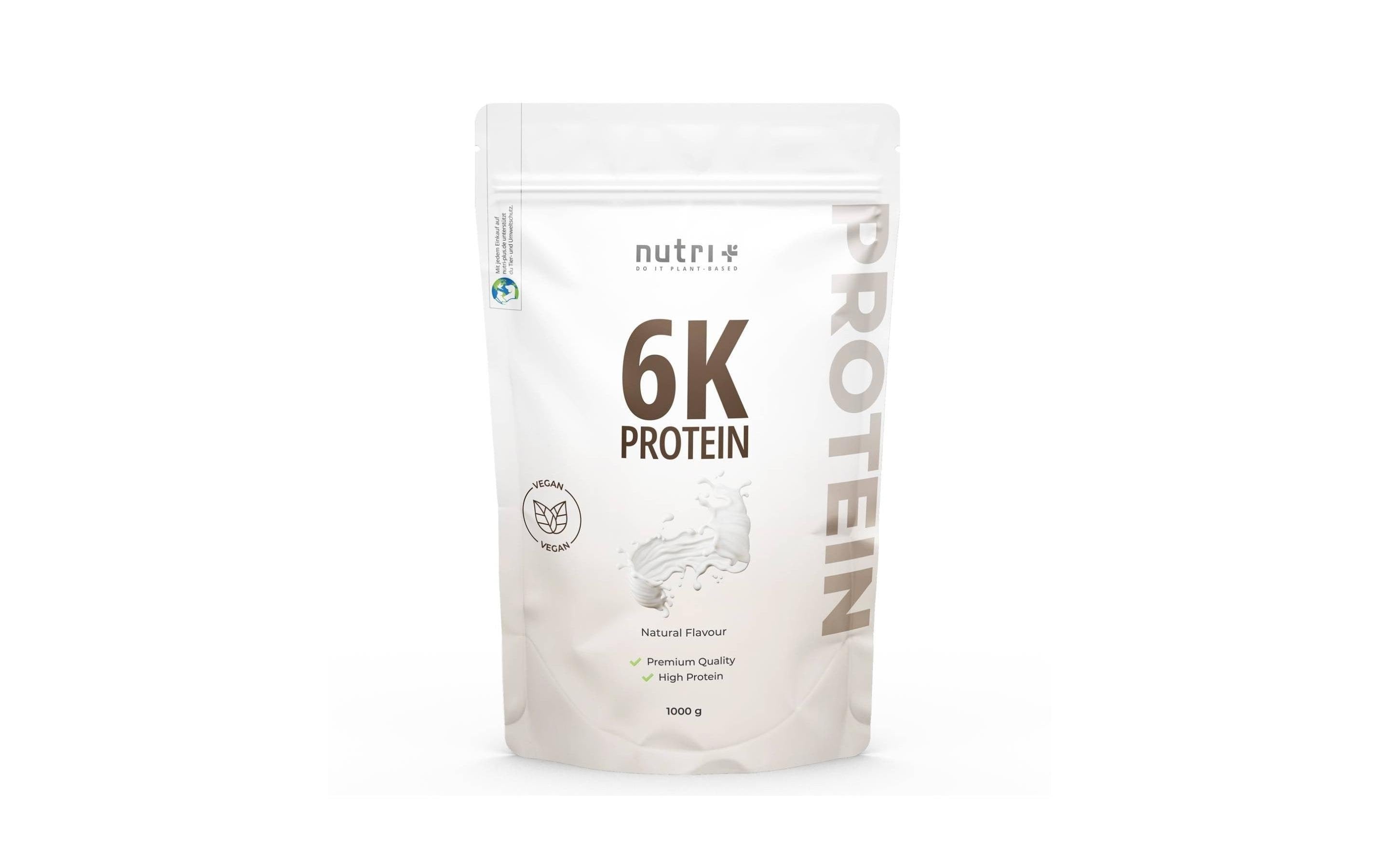 Nutri+ Pflanzliches Eiweisspulver Neutral – vegan, laktosefrei – 1 kg