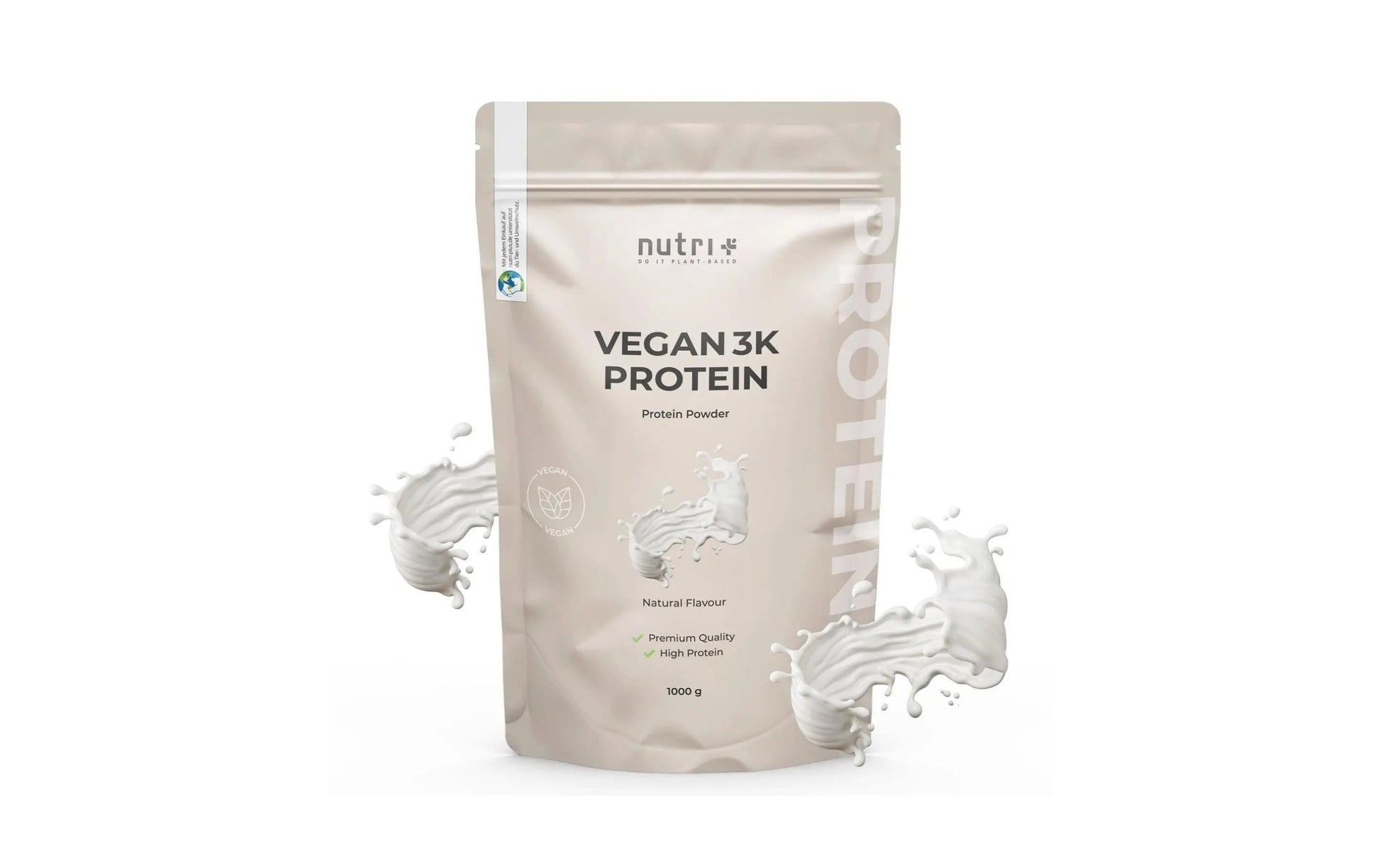 Nutri+ Eiweisspulver Neutral – Vegan – 1 kg