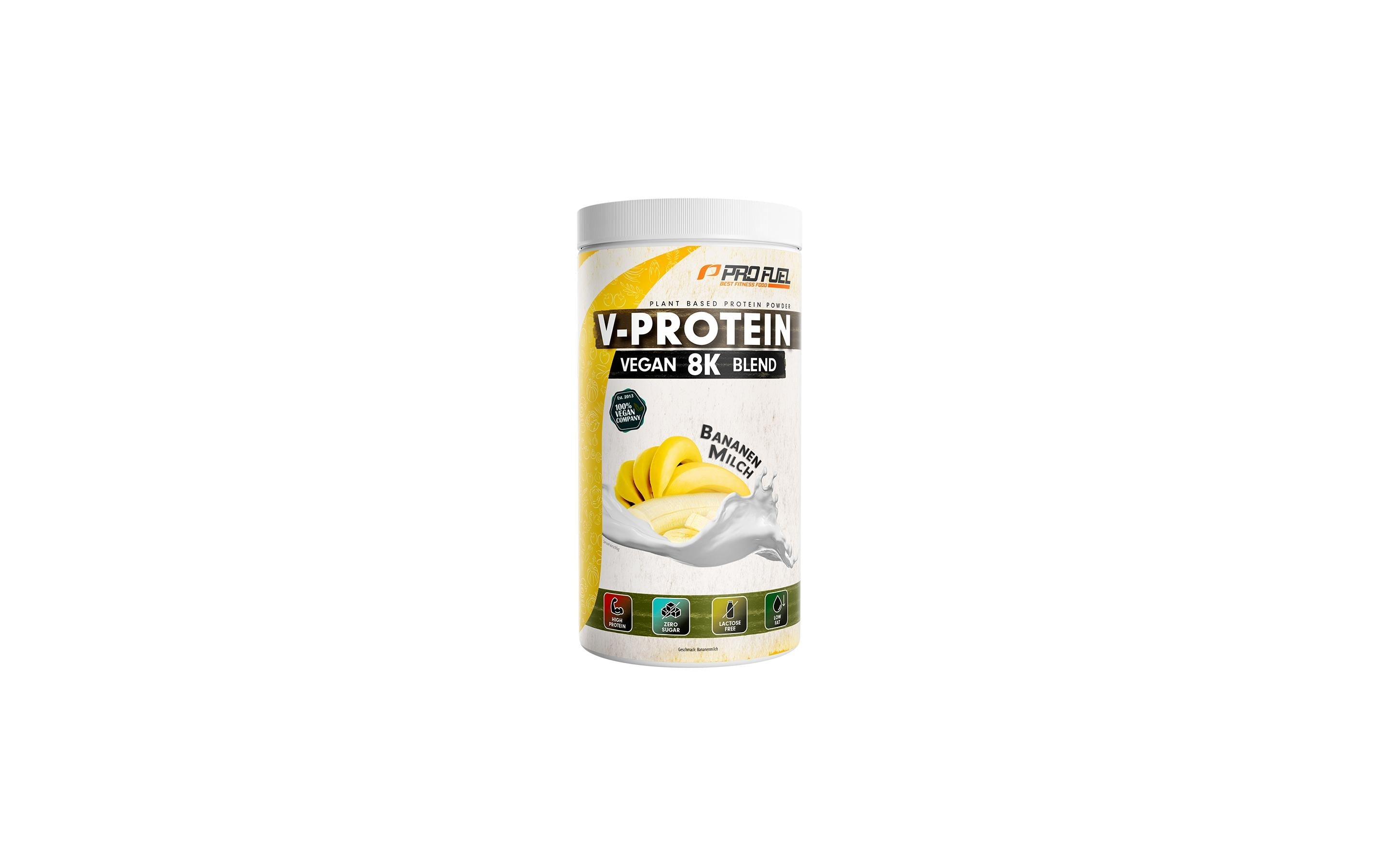 ProFuel Proteinpulver Banane – glutenfrei, vegan – 750 g