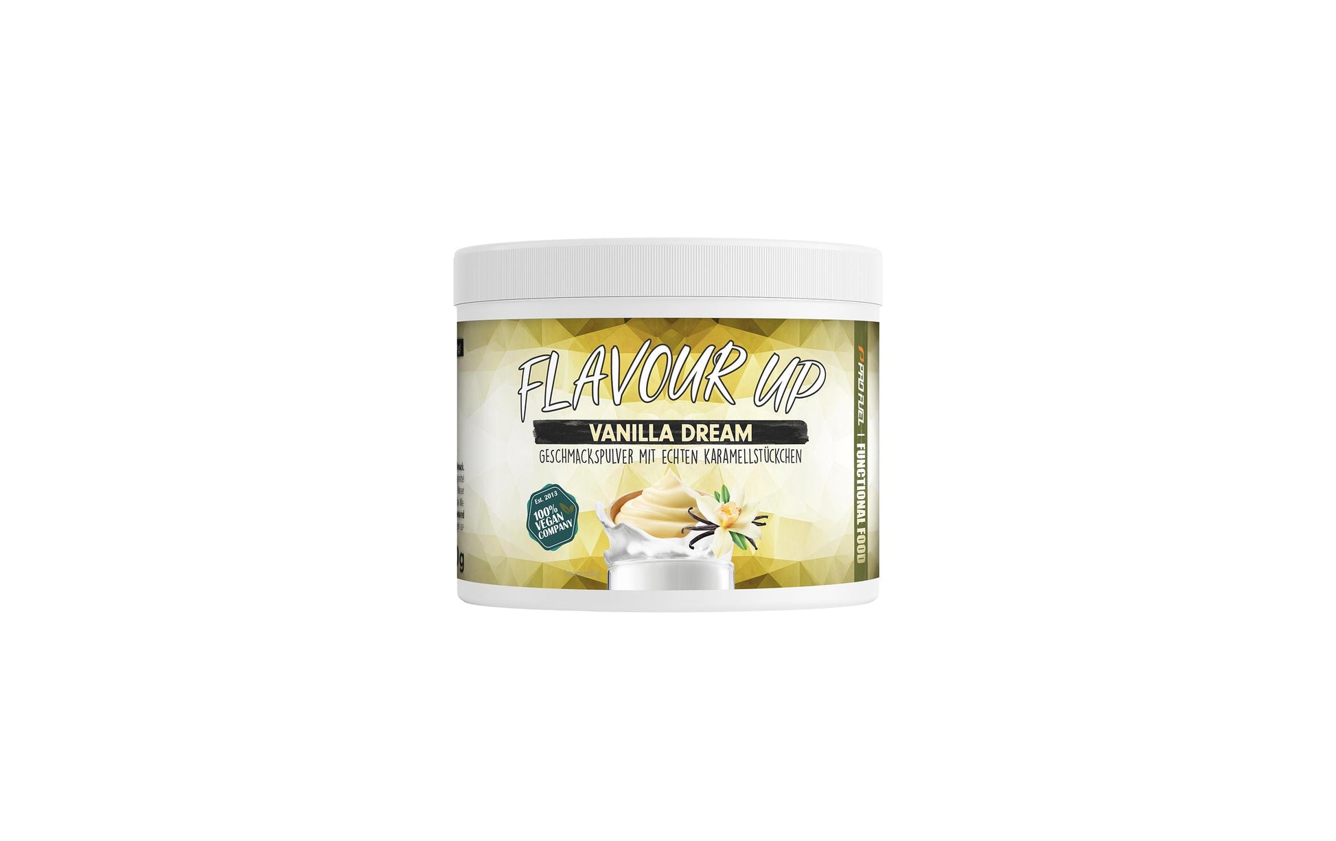 Profuel Backaroma Vanille, Geschmackspulver, vegan, laktosefrei – 250 g