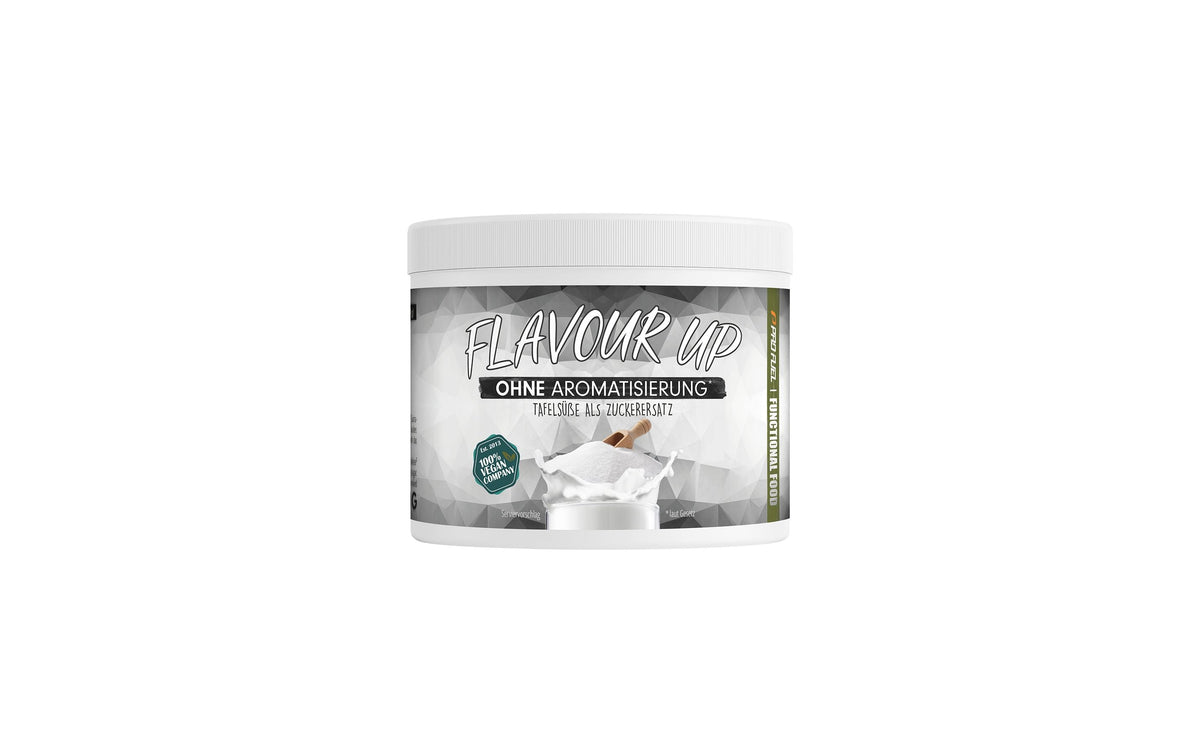 Profuel Süssungsmittel Pulver, Geschmackspulver – 250 g, Laktosefrei, Vegan