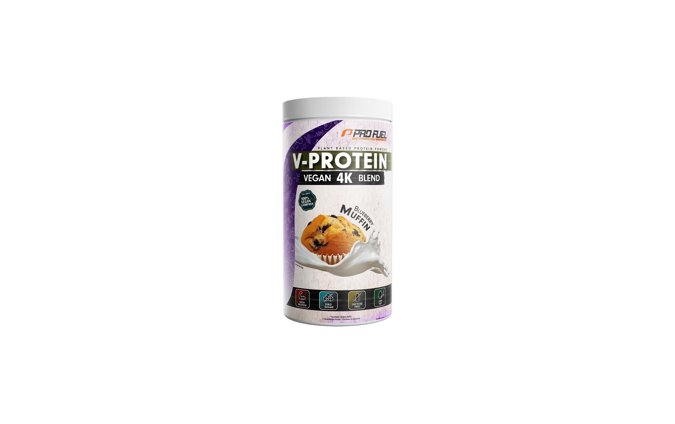 Profuel Proteinpulver Heidelbeer – Vegan – 750 g