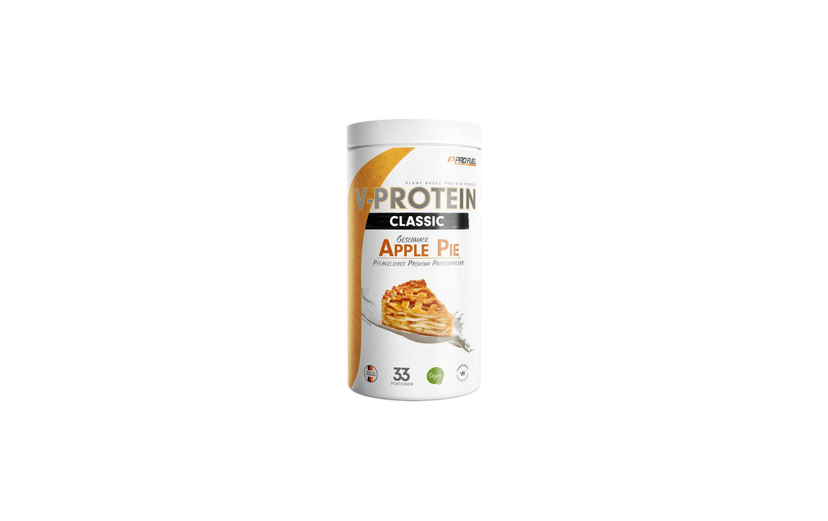 ProFuel Pflanzliches Eiweisspulver Apfel, Zimt – glutenfrei, vegan – 1 kg