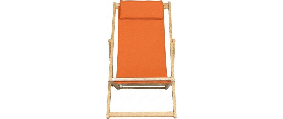 Fiam Kinderstuhl TEXFIL – 60 × 103 × 92 cm – Buche & Walnuss – Orange