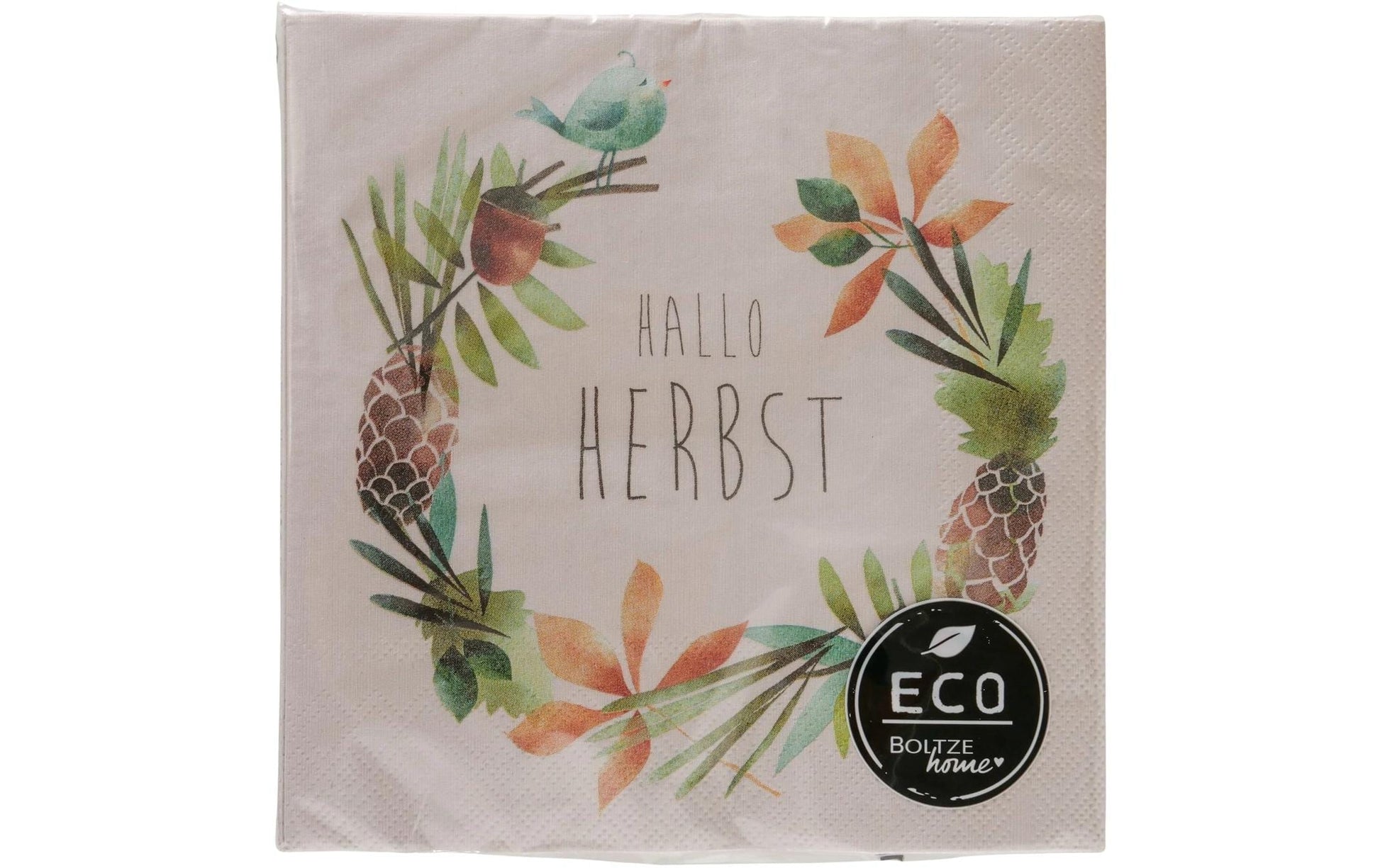Boltze Servietten Herbst – 16,5 × 16,5 cm, 3-lagig – 20 Stück