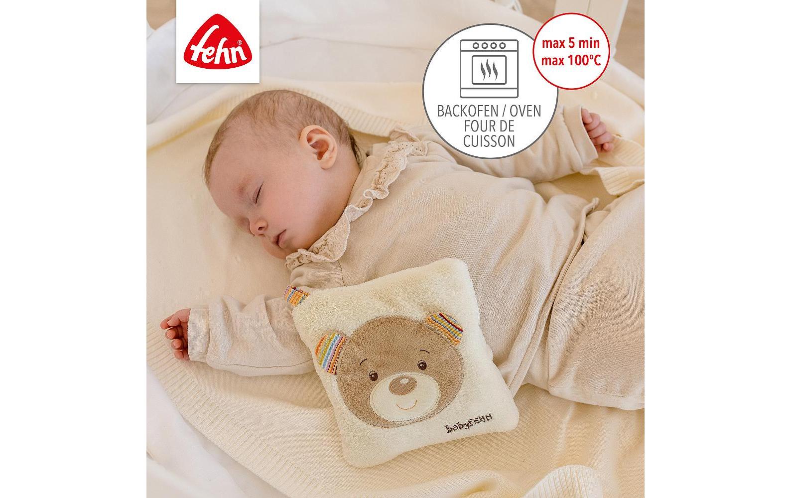 Fehn Teddy Kühlkissen – 170 × 210 mm, beige