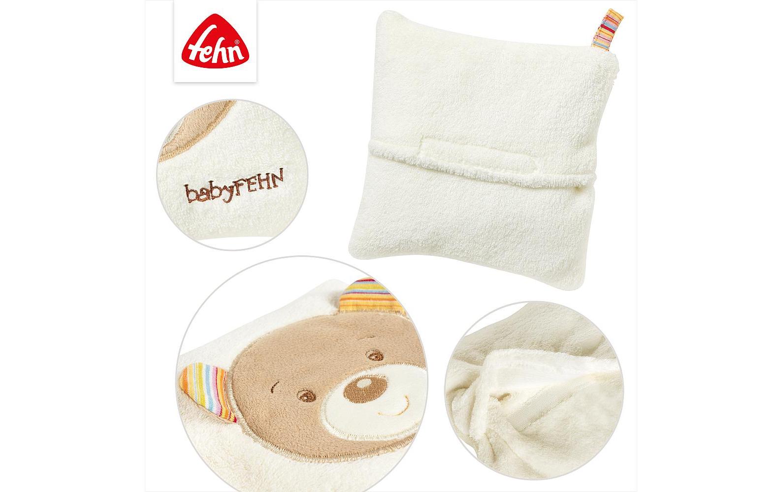Fehn Teddy Kühlkissen – 170 × 210 mm, beige