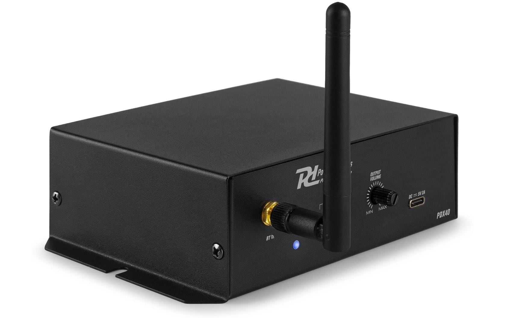 Power Dynamics PDX40 – Bluetooth Audio-Adapter (Tx/Rx) – Schwarz